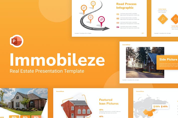 房地产房屋租赁与二手房销售行业市场行情分析报告PPT模板 - 乐喵办公