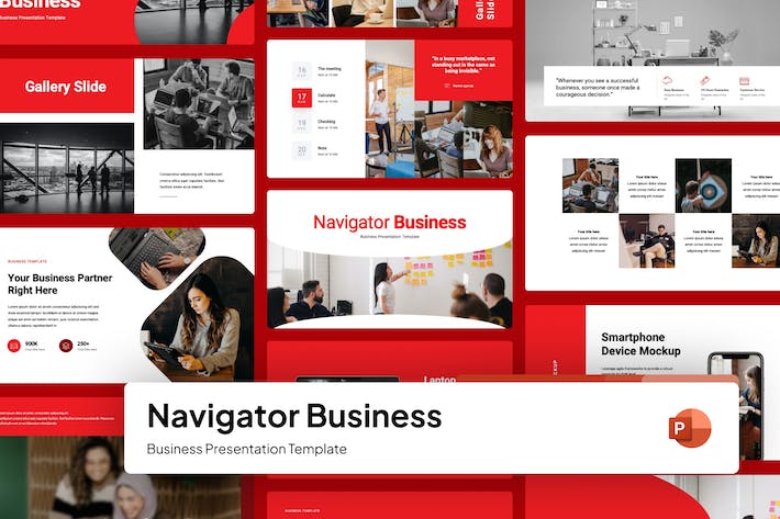 商业导航器(Navigator)业务管理与战略路线图PPT模板 - 乐喵办公