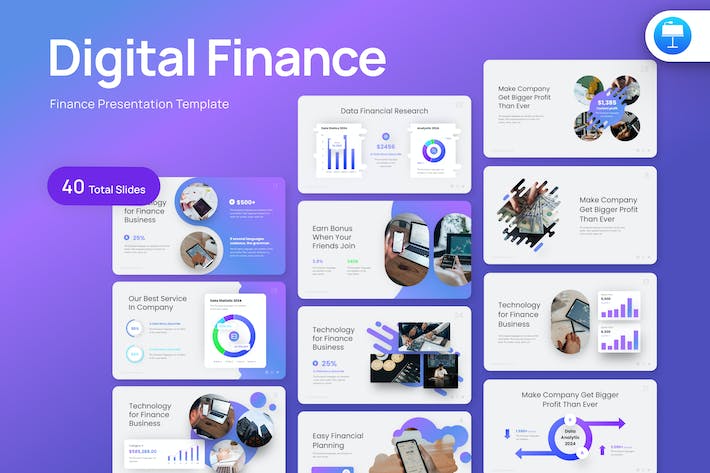 精美项目合作商业计划书与营销战略团队介绍Keynote模板 - 乐喵办公