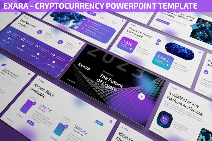 区块链金融科技公司简介与虚拟加密货币核心研发团队展示PPT模板 - 乐喵办公