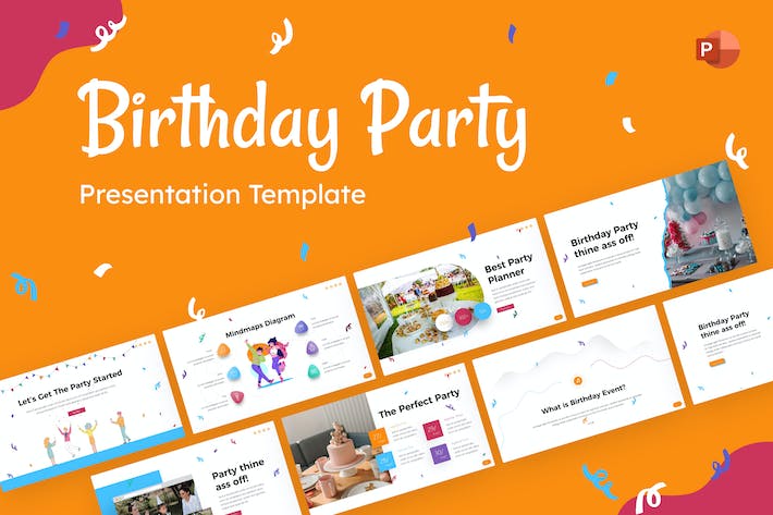 创意主题生日派对活动策划全案与现场氛围布置方案PPT模板 - 乐喵办公