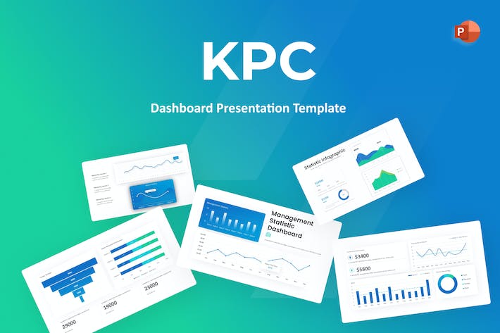 KPC产品特性分析与多维数据可视化逻辑图形PPT模板 - 乐喵办公