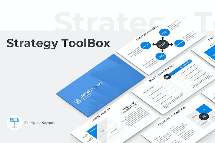 企业管理战略分析工具（SWOT/PEST）、规划方案演示Keynote模板 - 乐喵办公