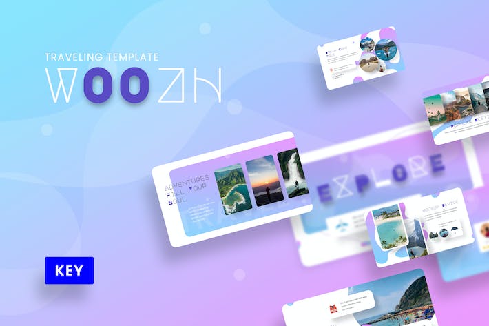 视觉创意设计项目研发成果展示与业务推介Keynote模板 - 乐喵办公