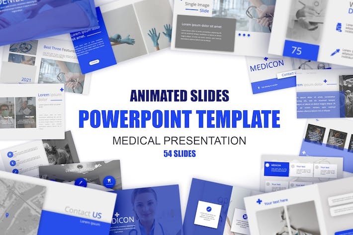 医药生物科学研究报告展示与新药研发数据分析汇报PowerPoint模板 - 乐喵办公
