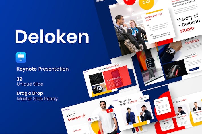 专业商务风格业务合作洽谈与战略项目计划Keynote模板 - 乐喵办公