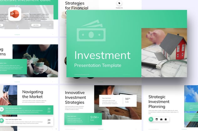 商业风险投资项目路演(Pitch Deck)与融资计划评估PPT模板 - 乐喵办公