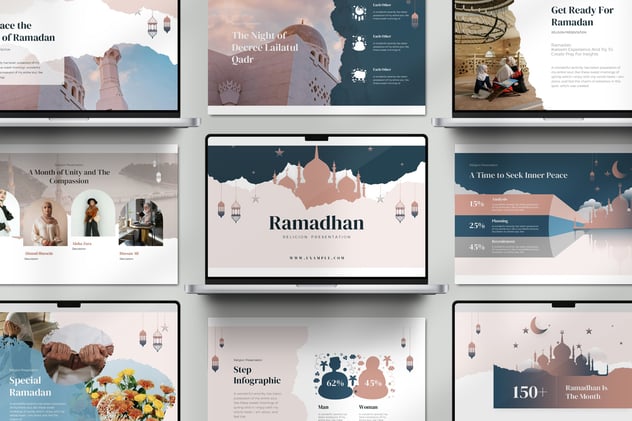 全球斋月(Ramadan)文化习俗介绍与节日市场营销策划PPT模板 - 乐喵办公