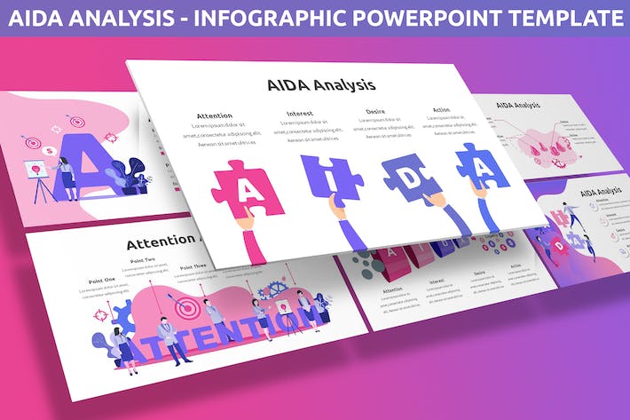 业务运营数据分析与多维逻辑可视化统计信息图表PowerPoint模板 - 乐喵办公