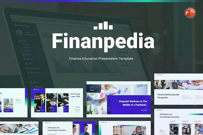 金融投资理财知识科普与家庭资产配置理财行业分析PPT模板 - 乐喵办公