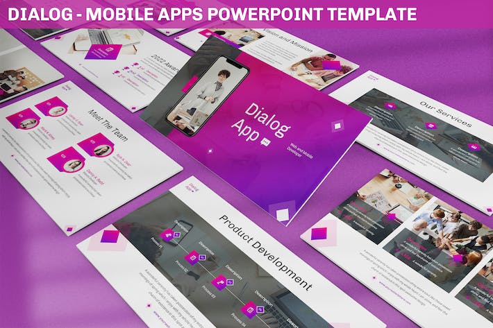 移动APP应用运营表现与核心用户数据分析年度汇报PPT模板 - 乐喵办公