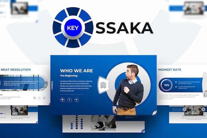 现代城市文化旅游推介与景区宣传Keynote模板 - 乐喵办公