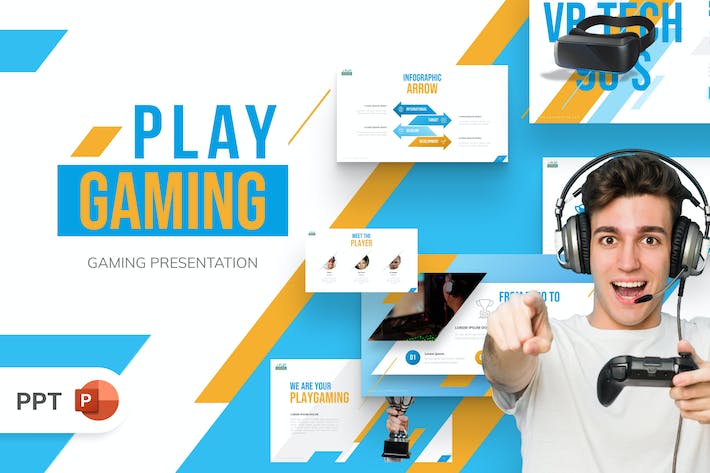 VR虚拟现实游戏竞技行业市场规模分析与受众调研报告PPT模板 - 乐喵办公