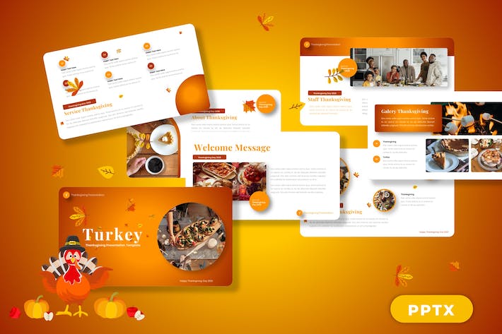 感恩节促销活动营销推广全案策划PPT模板 - 乐喵办公