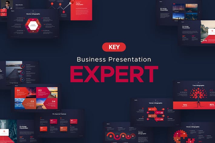 商务风格企业简介宣传与季度经营工作计划总结Keynote模板 - 乐喵办公