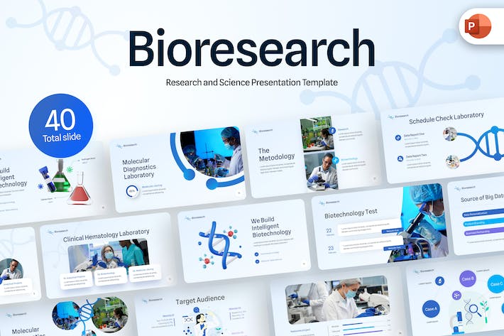 生物科学专业研究搜索引擎算法解析与生命科学实验报告PPT模板 - 乐喵办公