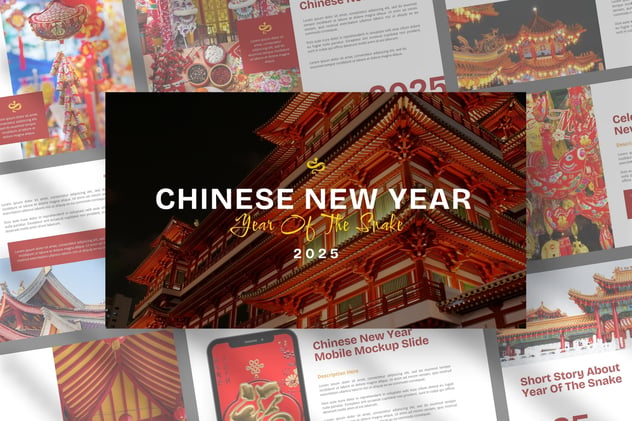 中国新年传统文化精粹及民俗艺术展示PPT模板 - 乐喵办公