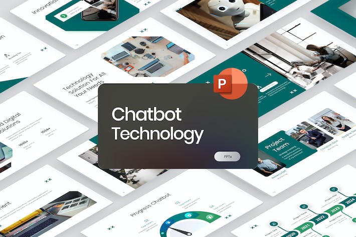 ChatGPT大模型生成式AI人工智能聊天技术PPT模板 - 乐喵办公