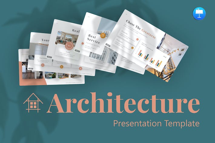 高端房产楼盘营销全案策划、建筑设计理念展示演示Keynote模板 - 乐喵办公